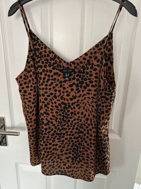 New Look cami, size M—shows some signs of wear.
